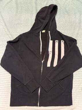 Paramore We Are Paramore Black Bars Band Zip Up Hoodie Small